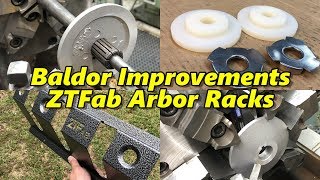 SNS 304 Part 2 Baldor Buffer Improvements ZTFab Milling Arbor Racks [upl. by Chancellor]