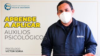 APRENDE A APLICAR LOS AUXILIOS PSICOLÓGICOS ANTE UNA CRISIS [upl. by Ennahteb505]