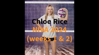 Chloe 2024 Travel Volleyball Highlight 1 [upl. by Noma]