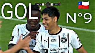 GOL de Dario Osorio en DINAMARCA por la Champions League Midtjylland 10 Santa Coloma [upl. by Blayze]