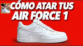 COMO PONER LOS CORDONES A TUS AIR FORCE 1  Nike no quiere que sepas esto [upl. by Meehsar]