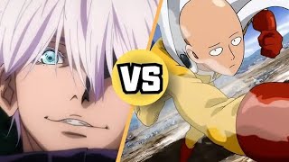 Satoro Gojo VS SaitamaFan animation Dub [upl. by Eliott]