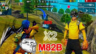 IMPOSSIBLE🎯LOBBY😱 M82B X2 99 Headshot Rate⚡ Solo Vs Squad Full Gameplay🔥 [upl. by Mitchael]