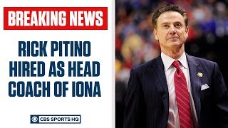 Rick Pitino RETURNS to college basketball hired by IONA  CBS Sports HQ [upl. by Weitman522]