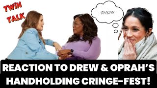 TWiN TALK REACTION to Oprah’s cringe appearance on The Drew Barrymore Show [upl. by Nelag]