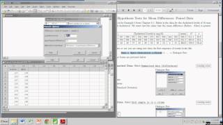 Test for Mean Difference Paired Data Minitab Raw Data in Two Columns [upl. by Reffinej525]