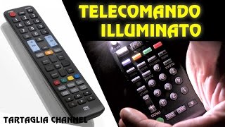 un telecomando TV che si illumina di notte realizziamolo insieme TUTORIAL [upl. by Ellehcrad952]