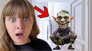 GOBLIN MAN is IN OUR HOUSE SCARY URBAN LEGEND with AUBREY and Caleb [upl. by Elacim904]