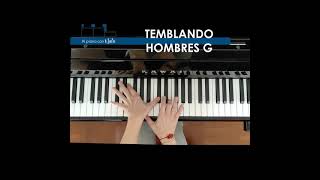 TEMBLANDOHombres GTutorial piano [upl. by Gisella]