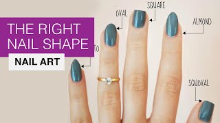 How to Choose the Right Nail Shape for Your Fingers [upl. by Stover]