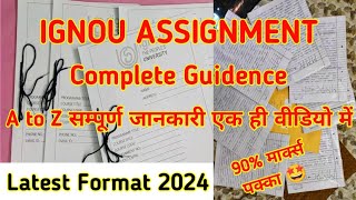 अब ऐसे असाइनमेंट बनेगी  IGNOU Assignment Kaise Banaye  How to Make IGNOU Assignment  IGNOU NEWS [upl. by Wolfe]