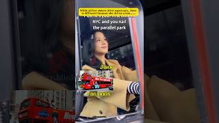 While the members drive supercars Jisoo drives a bus jisoo blackpink [upl. by Liana]