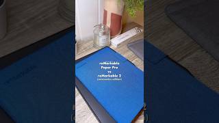 Comparing reMarkable Paper Pro and reMarkable 2 accessories edition shorts asmr [upl. by Howenstein]