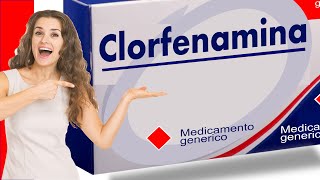 CLORFENAMINA rinitis alergias para que sirve precauciones [upl. by Lothar]