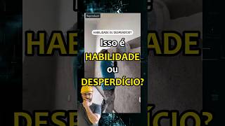 🔵 É assim que passa massa na parede pedreiro engenhariacivil arquitetura construcaocivil [upl. by Euqininod198]