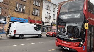 Full Route Visual  474 Last Day via West Silvertown  YY18TGX 11051 [upl. by Lorry18]