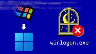 Ending winlogonexe in Different Windows Versions NT 40  11 [upl. by Ahsyla]