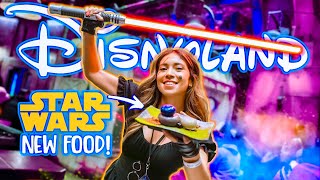 You Can Get These NEW Tasty Star Wars Foods At Disneyland Star Wars Nite Disneyland Foodie Guide [upl. by Aitnyc321]