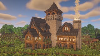 Minecraft Medieval Mansion Tutorial [upl. by Lothar]