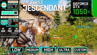 The First Descendant GTX 1050 Ti Ultra High Medium and Low Settings Tested 1080p FSR 3 FG [upl. by Esenahs464]