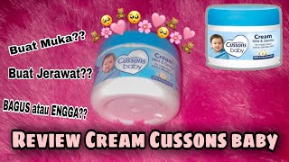 REVIEW HASIL PEMAKAIAN 2 BULAN CREAM CUSSONS BABY DI WAJAH [upl. by Calida]