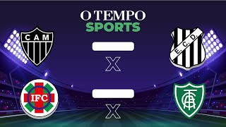 ATLÉTICO x DEMOCRATAGV  IPATINGA x AMÉRICAMG  Veja AO VIVO as partidas pelo Campeonato Mineiro [upl. by Ahsilra]