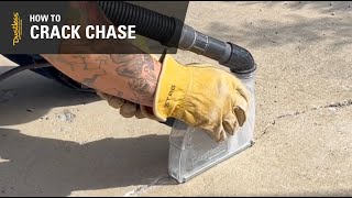 How to Crack Chase Concrete with an Angle Grinder  Dustless Technologies [upl. by Yellehs]