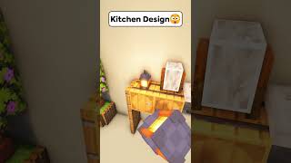 Minecraft Cozy Kitchen Design😲 shorts [upl. by Roumell]