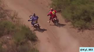 Dakar Rally Race Best of Moto battle Crashes Fails Mechanical Issues [upl. by Ahsital711]