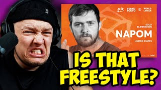 CHEZAME Reacts  NaPoM 🇺🇸  GRAND BEATBOX BATTLE 2023 WORLD LEAGUE  Solo Elimination [upl. by Aslam]