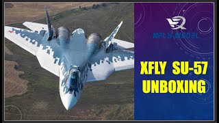 Xfly 40mm EDF Su57 unboxing [upl. by Dnalevets]