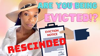 “This is how you stop your eviction process RESCISSION 🛑 [upl. by Anela]