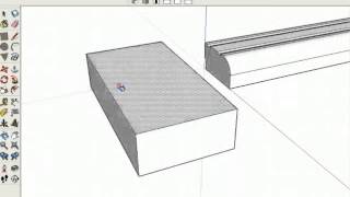 Sketchup Cutting a Picture Frame [upl. by Senzer]