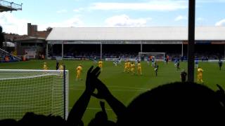 Palace Fans at Peterborough Theres only one Dougie Freedman [upl. by Rise]