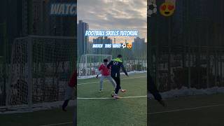 Football skill tutorial ⚽SOCcer skills tutorial 💯shorts [upl. by Darin]