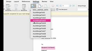 Lets do Mail Merge  Mail Merge Tutorial [upl. by Yerffe]