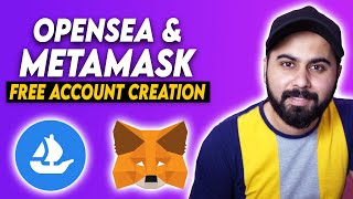 How to Create OpenSea NFT Account amp Connect to MetaMask FOR FREE [upl. by Tram976]