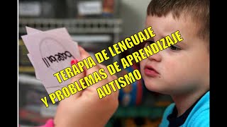 terapiadelenguaje y problemas de Aprendizaje autismoinfantil espectrodoautismo [upl. by Ullyot]