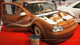 Volkswagen Golf 4 GTI 2002 Tuning at Essen Motorshow  Exterior Walkaround [upl. by Pacificas979]