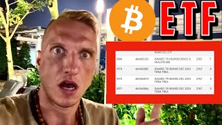 BREAKING BITCOIN ETF VANISHED FROM LIST [upl. by Sewellyn719]