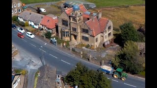 Queensbury Black Dyke Mills amp Mountain Drone Footage 2019 [upl. by Kerwin647]