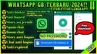 WhatsApp mod terbaru 2024  wa GB terbaru free download  no bug‼️ [upl. by Sandro]