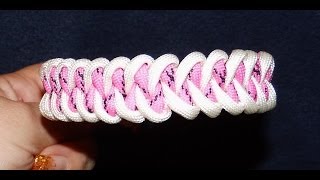 Anleitung für Paracord PiranhaKnotArmband D [upl. by Ianej]