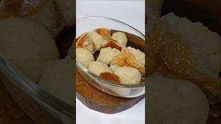 How to make rosogolla baked 😋 food shorts rosogolla baked [upl. by Akcemat]