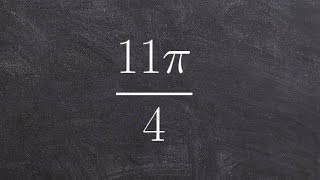 Learning to determine co terminal angles by subtracting 2pi twice [upl. by Gruver]