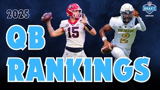 Ranking 2025 NFL Draft Quaterbacks [upl. by Lipinski236]