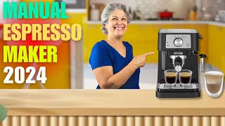 The Ultimate Guide to the Best Manual Espresso Maker Review 🏆 [upl. by Ecnerrot]