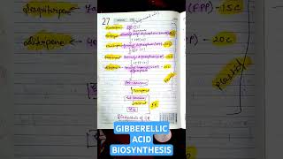 Gibberellic Acid Biosynthesis from Isoprenoid• CSIR life sciences• Gibberellin• csirnet GA botany [upl. by Greenstein244]