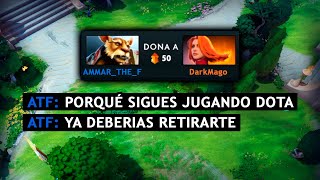 AMMAR como le vas a decir eso a DarkMago 😅  Ranked  Dota 2 [upl. by Leitao]