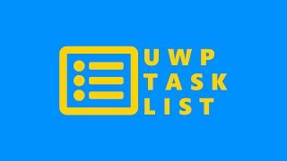 Live Coding a UWP Task List [upl. by Melva]